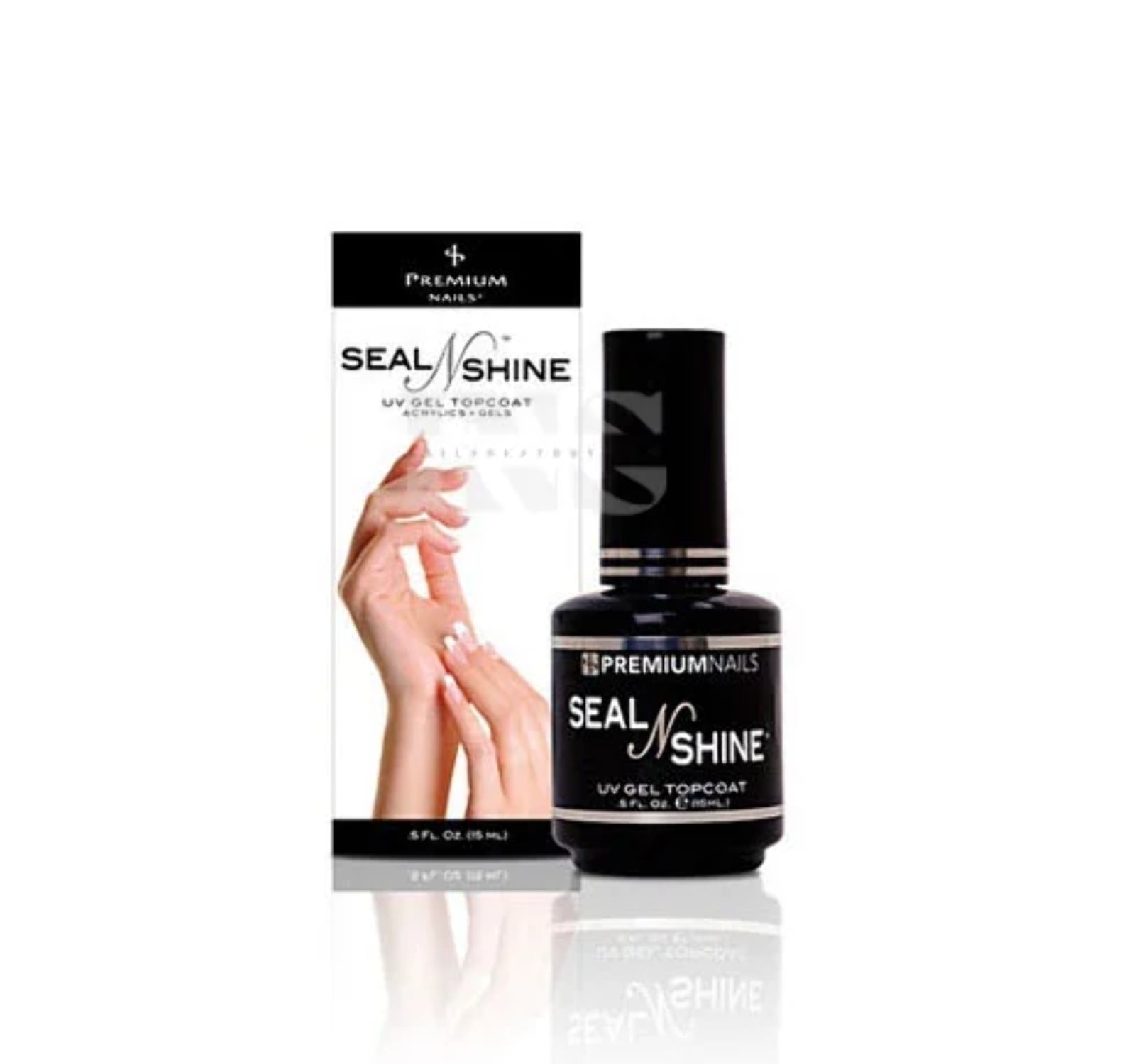 PREMIUM SealNShine UV Gel Top Coat for Acrylic 0.5 oz