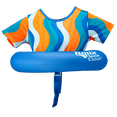 thumbnail image 1 of Aqua SwimSchool Inflatable Tot Trainer Pool Float with Adjustable Strap, Ages 2-4, 25-37 lbs, Blue, 1 of 9