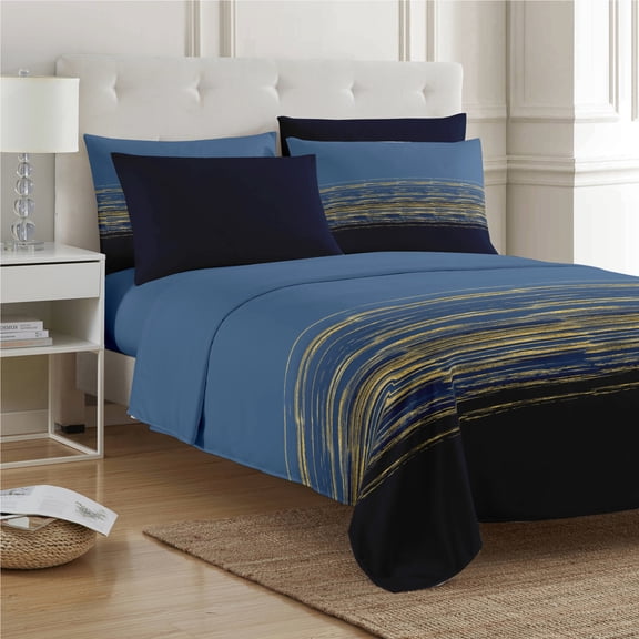 PREMIUS Leo 4 Piece Soft Wrinkle-Free Microfiber Sheet Set, Twin