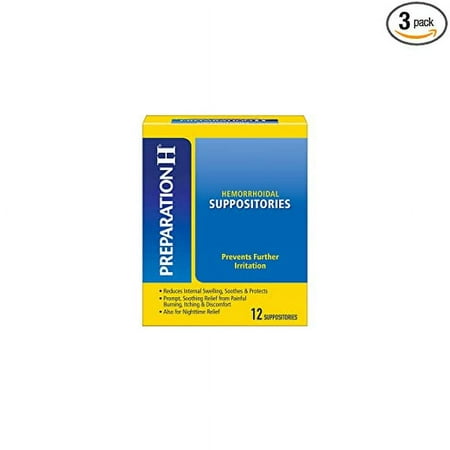 PREPARATION H SUPPOSITORIES 12