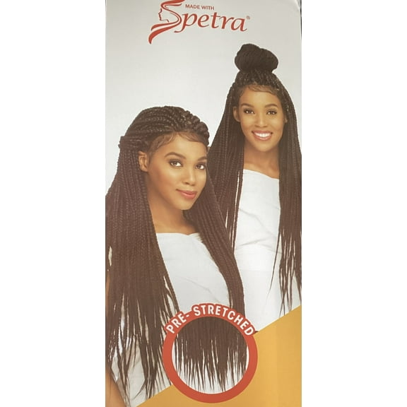 PRES-STRETCHED EZ ANTIBACTERIAL 30 inch BRAID AMORE MIO SPETRA BRAIDING HAIR (#1B of Black ) 3 Packs Deal hair by (VIVICA FOX )