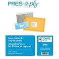 thumbnail image 1 of PRES-a-ply Laser Address Labels, 1.33 x 4 Inches, White, Box of 1400 (30602), 1 of 5