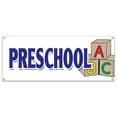 thumbnail image 1 of PRESCHOOL BANNER SIGN licensed accredited kindergarten day care early, 1 of 4