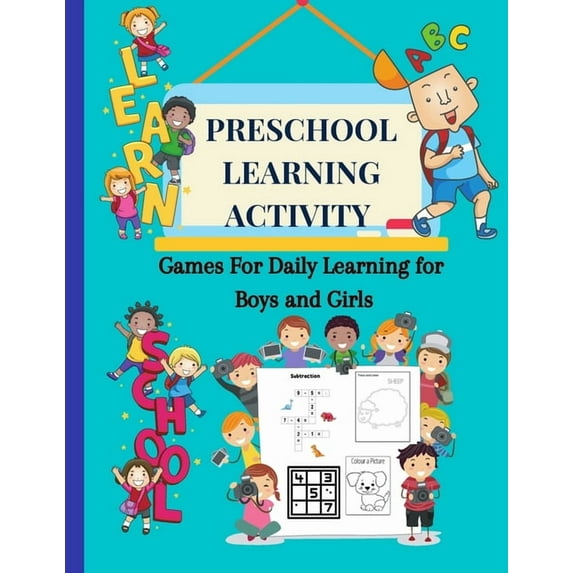 Preschool Learning Activity: Games for Daily Learning for Boys and Girls, (Paperback)