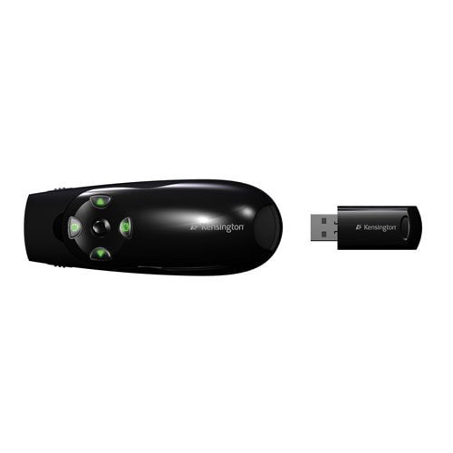 Accopresenter Expert Cursor Control With Green Laser, 150 Ft. Range, Black