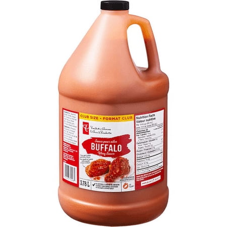 PRESIDENT'S CHOICE Buffalo Wing Sauce Club Size 3.78L/1 Gallon - Spicy & Tangy Imported From Canada)