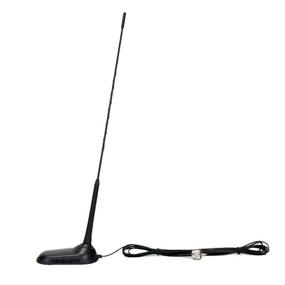 PRESIDENT VIRGINIA Magnetic CB Antenna for Vehicle Communication, Fixed Whip, 13-ft Cable