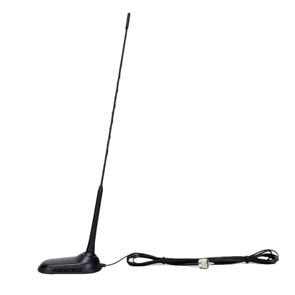 PRESIDENT Virginia-Fixed Magnetic-Mount CB Antenna with Fixed-Angle Whip