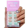 thumbnail image 1 of BTArtbox Press On Nails - Berry Pail, Short Square, 2-Week Wear, Easy-to-Apply, 32 Count All-in-One Kit, 1 of 8