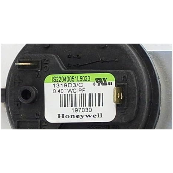 PRESSURE SWITCH 0.40"WC SPST GRN