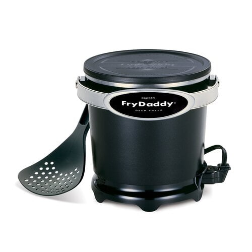 Presto FryDaddy Black Aluminum Electric Deep Fryer