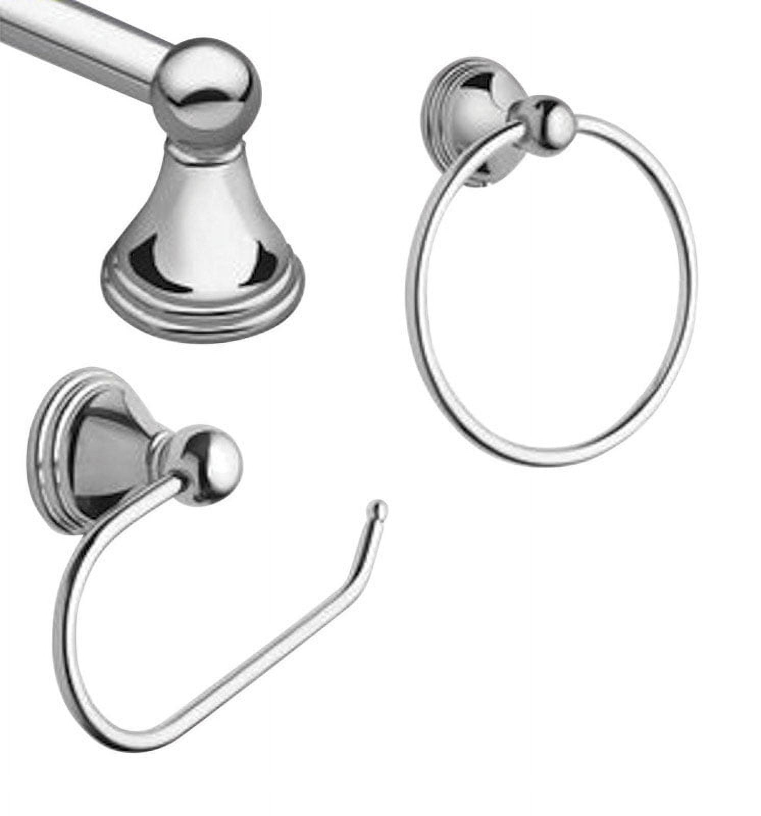 Preston Brushed Nickel 3-Piece Bathroom Hardware Set