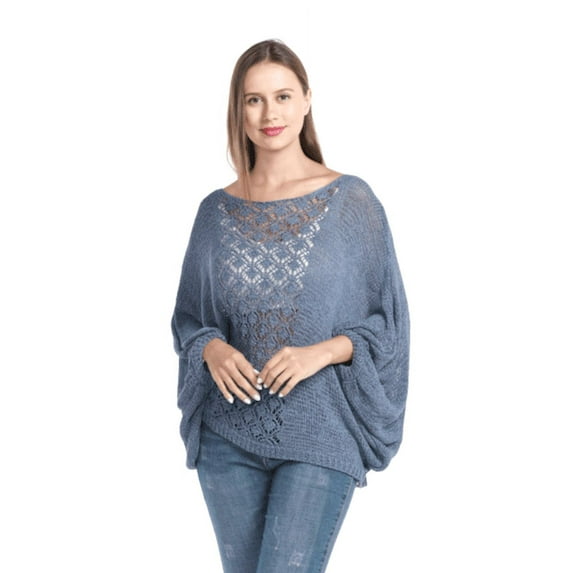 PRETTY PERSUASIONS, Nantucket Blue Poncho