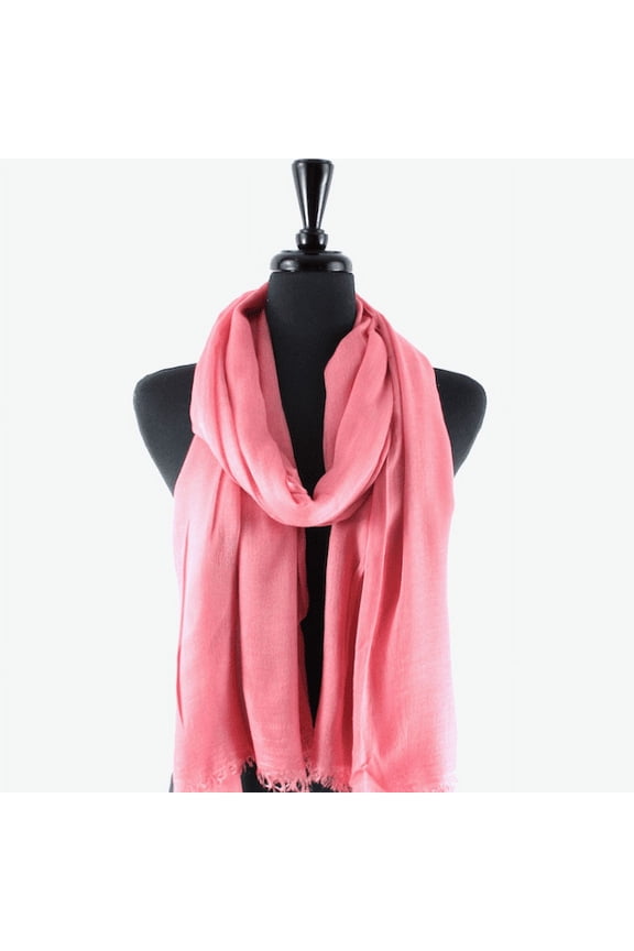 Scarf Cotton Candy-Coral 10 scarves WHOLESALES Bulk Summer Spring