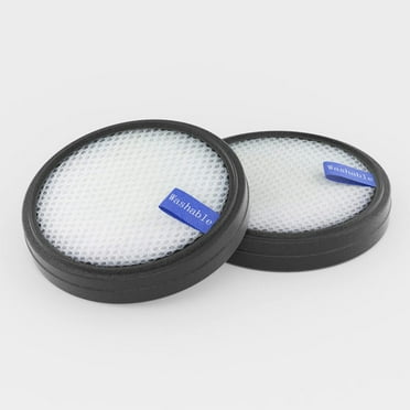 PRETTYCARE 2 Pack Replacement Cotton Filter Washable Compatible with PRETTYCARE W200 W300 W400 Cordless Vacuum Cleaner Replacement Parts(Not Fit for W100)