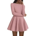 thumbnail image 1 of PRETTYGARDEN Fall Cocktail Dresses for Women Elegant Classy Wedding Guest Long Sleeve Homecoming Party A Line Mini Dress, 1 of 10