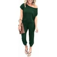 thumbnail image 1 of PRETTYGARDEN Jumpsuits for Women Summer Dressy Off Shoulder Romper Spring Vacation Travel Lounge Outfits Clothes, 1 of 5