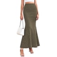 thumbnail image 1 of PRETTYGARDEN Maxi Skirts for Women Summer Flowy High Waisted Polka Dot Mermaid Office Work Spring Fashion Long Skirt, 1 of 8