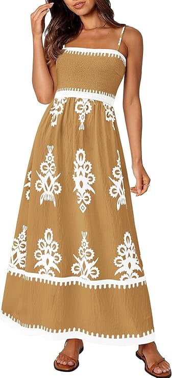 Sunny Floral Beach Dress For Summer