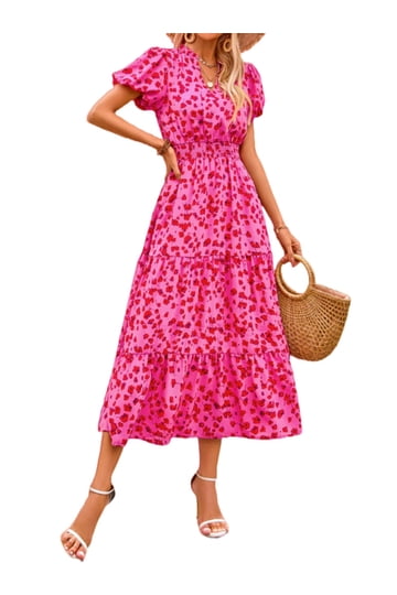 white christmas dresses Stunning Blush Alances Maxi Dress main image 1