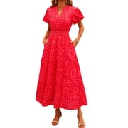 Wear-to-Work Dresses in Womens Dresses | Red - Walmart.com