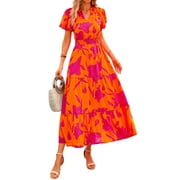 boho maxi dress fall Why the Zesica Boho Floral Maxi Dress is perfect for fall main image 1