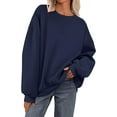 thumbnail image 1 of PRETTYGARDEN Sweatshirt for Women Trendy Casual Crewneck Long Sleeve Pullover Tops Fall Fashion Outfits Winter Clothes, 1 of 8