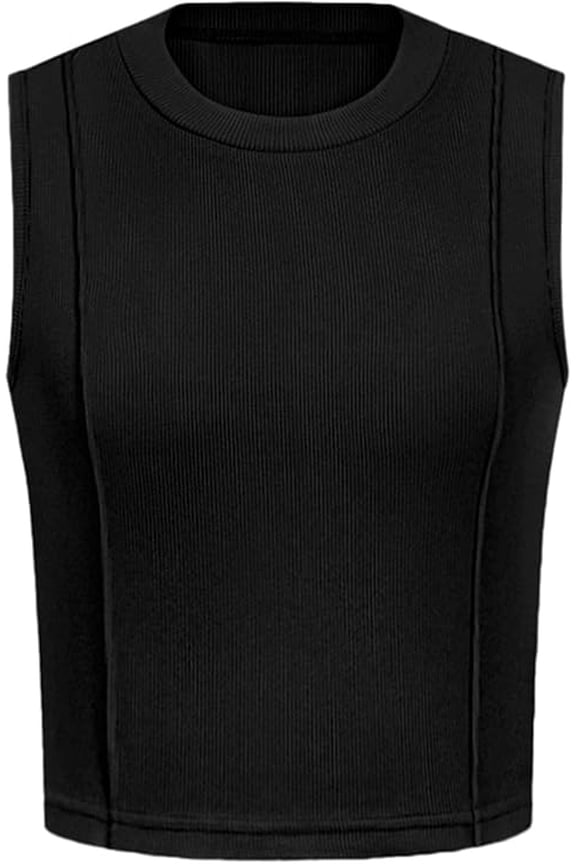 Tank Top for Women Summer Casual Sleeveless Ribbed Slim Fitted Basic Tee Shirts Spring Fashion Y2k Clothes