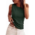 thumbnail image 1 of PRETTYGARDEN Tank Top for Women Summer Sleeveless Sweater Tops Spring Business Casual Work Shirts Ribbed Knit Blouses, 1 of 10