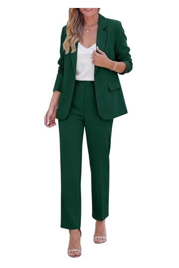 Green Pants Suit