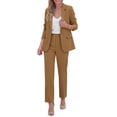thumbnail image 1 of PRETTYGARDEN Two Piece Sets for Women Dressy Pant Suits Lapel Blazer,Straight Leg Dress Pants,Professional Interview Suit Set,Business Casual Outfits,Office Work Clothes,Fall Winter, 1 of 9