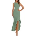 thumbnail image 1 of PRETTYGARDEN Wedding Guest Dresses for Women Summer Formal Gala Maxi Dress Ruffle Mermaid Cocktail Long Dresses, 1 of 8