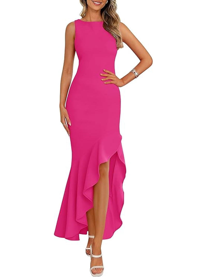 sparkly glitter prom dresses KissProm Mermaid Champagne Strapless Sequins Long with Slit, Champagne / 18 Color:BRIGHT BLUE Model is 58 wearing dress_type_Rhinestone Runway FFA: Official Dress