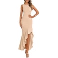 thumbnail image 1 of PRETTYGARDEN Wedding Guest Dresses for Women Summer Formal Gala Maxi Dress Ruffle Mermaid Cocktail Long Dresses, 1 of 8