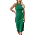 thumbnail image 1 of PRETTYGARDEN Women Bodycon Midi Dress Summer Spring Casual Vacation Sundress Fitted Sleeveless Tank Dresses, 1 of 7