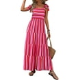 thumbnail image 1 of PRETTYGARDEN Women Dresses Summer Floral Sleeveless Maxi Dress Casual Spaghetti Strap Tiered Flowy Beach Long Dress, 1 of 9