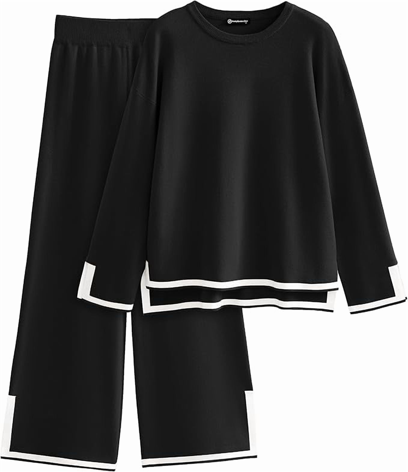 PRETTYGARDEN, Women's 2 Piece Fall Knit Sweater Set - Walmart.com