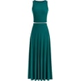 thumbnail image 1 of PRETTYGARDEN Women's 2 Piece Maxi Skirt Sets Casual Summer Knit Cropped Tank Top High Waisted Long Skirts Outfit, 1 of 10