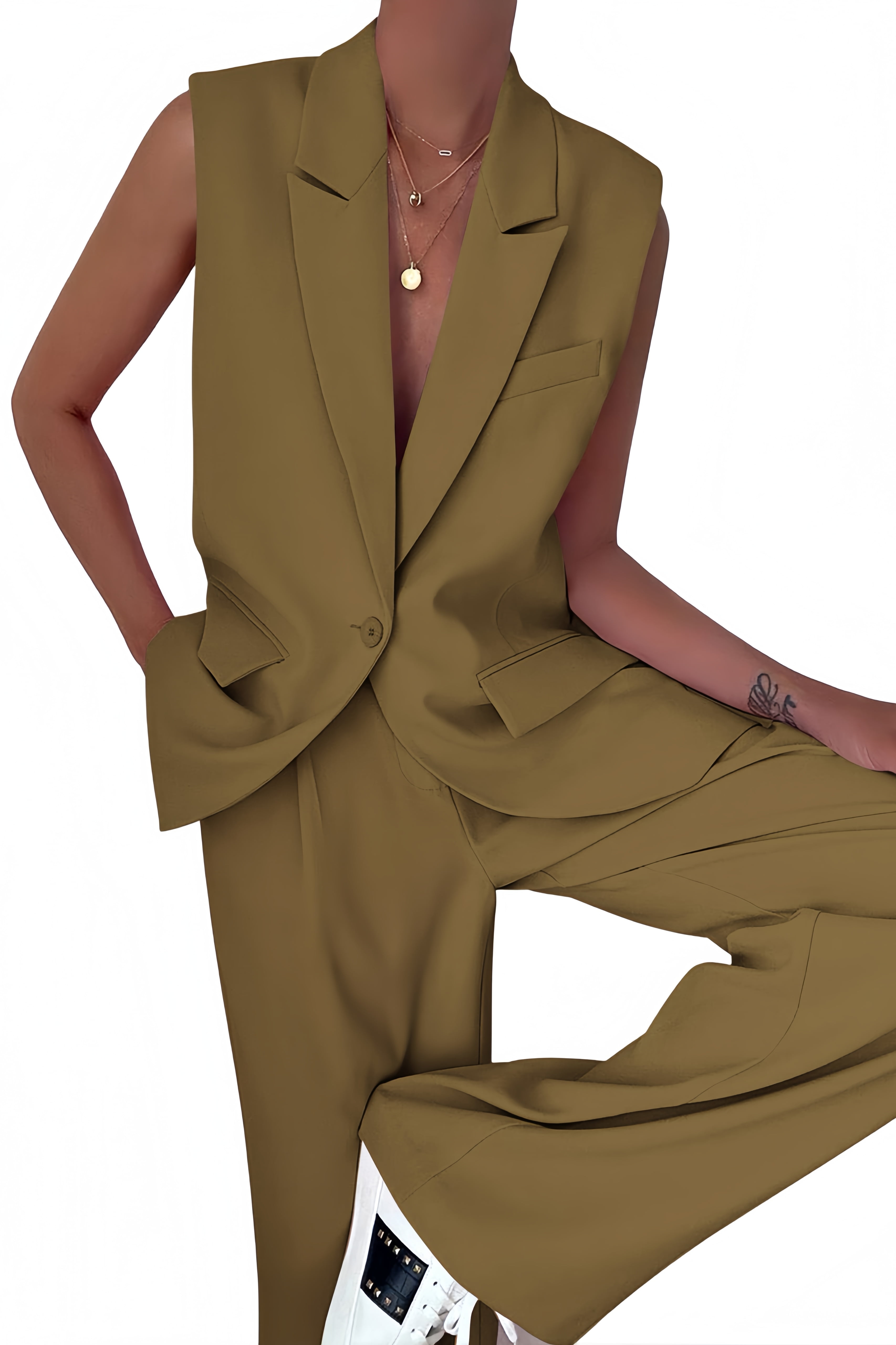 PRETTYGARDEN Women s 2 Piece Outfits Sleeveless Suit Vest And Wide Leg prettygarden-women-s-2-piece-outfits-sleeveless-suit-vest-and-wide-leg