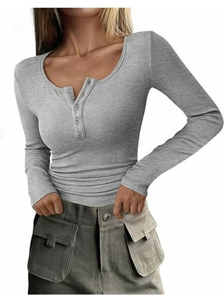 Grey Top Long Sleeve