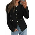 thumbnail image 1 of PRETTYGARDEN Women's Fall Blazers Button Down Fitted Lightweight Dressy Work Suit Jackets Trendy Business Casual Outfits, 1 of 10