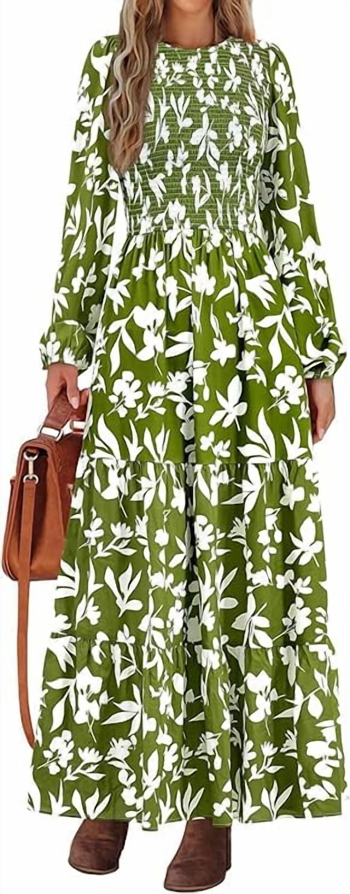 slim fit dress slacks Kenzie Maxi Dress Green main image 0