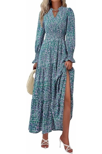 knee length dresses for ladies Walmart Frontwalk Fall Dresses For Women 2024 Lapel Neck Button Long S –  VinNews Recommendations main image 0