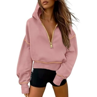 トップス epine line half zip sweat pink Half Zip Pullover Pink