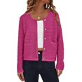 thumbnail image 1 of PRETTYGARDEN Women's Knit Cardigan Sweaters Fall Fashion Long Sleeve Open Front Button Down Trendy Casual Sweater Jacket, 1 of 8