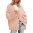 thumbnail image 1 of PRETTYGARDEN Women's Oversized Cardigan Sweaters Trendy Chunky Knit Long Sleeve V Neck Button Down Fall Winter Outfits, 1 of 8