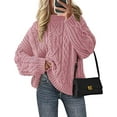 thumbnail image 1 of PRETTYGARDEN Women's Oversized Fall Sweaters Casual Long Sleeve Crewneck Chunky Cable Knit Pullover Tops Winter Clothes, 1 of 9