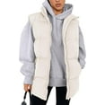thumbnail image 1 of PRETTYGARDEN Women's Puffer Jacket Vests Fall Casual Sleeveless Stand Collar Zip Up Coats Warm Winter Outerwear, 1 of 9