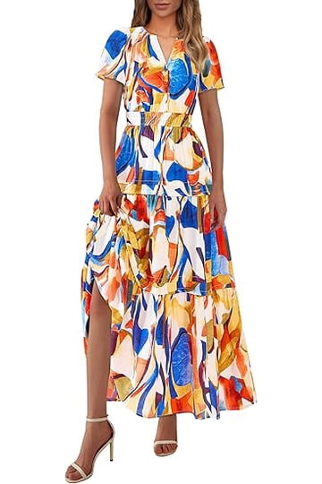Boho Blue Dresses for Women Casual Summer Styles