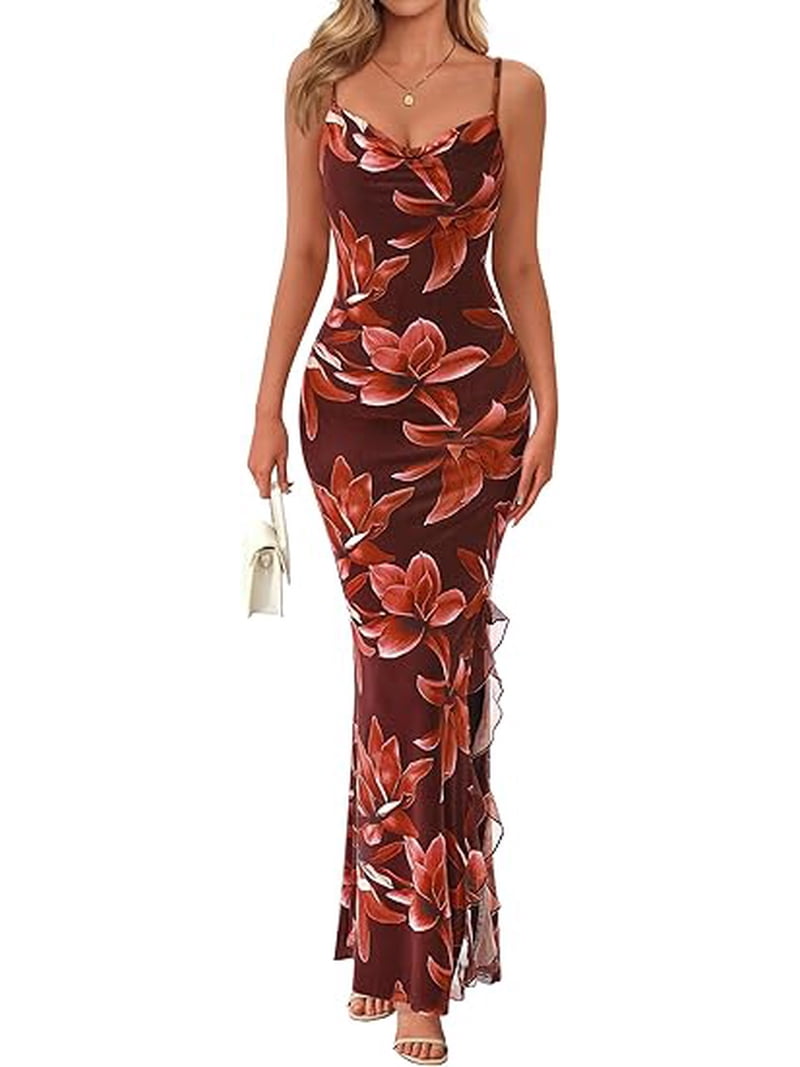 knee length dresses for ladies Pearl Sheer Mesh Dress main image 1